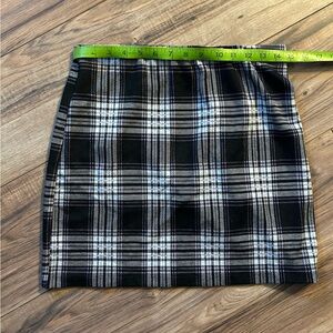Plaid skirt